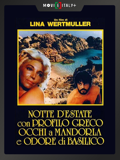 Notte d'estate con profilo greco, occhi a mandorla e odore di basilico